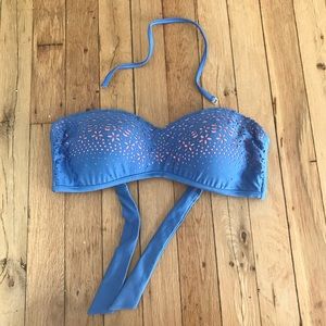 Target Laser cut scalloped bandeau bikini